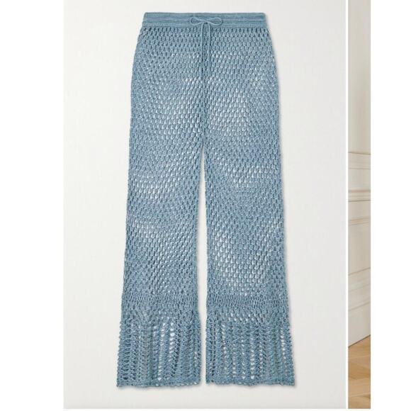 Cult Gaia Iriel Crochet-Knit Flared Pants Size Small - Picture 4 of 7